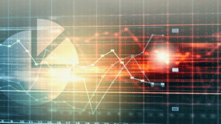 Digital image of various types of graphs and data depictions.